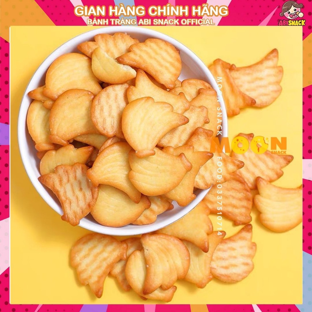 Bánh quy snack phô mai chuối Xin Wei gói vàng 90g