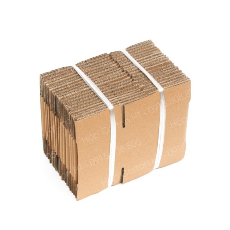 Combo 100 hộp carton đóng hàng 15x10x10 size nhỏ đựng phụ kiện, mỹ phẩm giá gốc tận xưởng - Hộp Carton HT