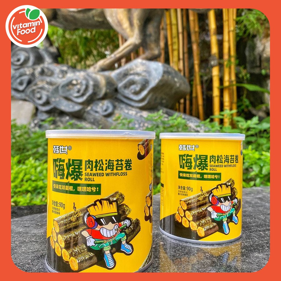 Snack Rong Biển Cuộn Chà Bông Trứng Muối | Vitamin Food | BigBuy360 - bigbuy360.vn