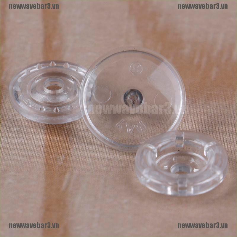 Bộ 50 cặp nút bấm nhựa trong suốt Kam T5 12mm
