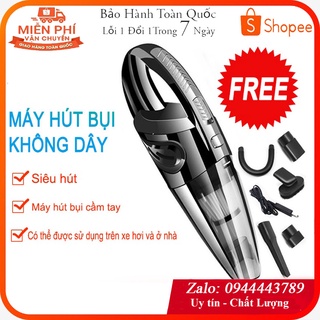 Máy hút bụi cầm tay không dây siêu mini hút cực mạnh 6000pa - 120w, sạc usb