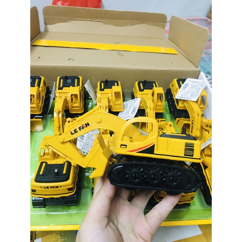 Xe múc công trình 2 chức năng siêu to, hàng dày, chắc, đẹp cho bé