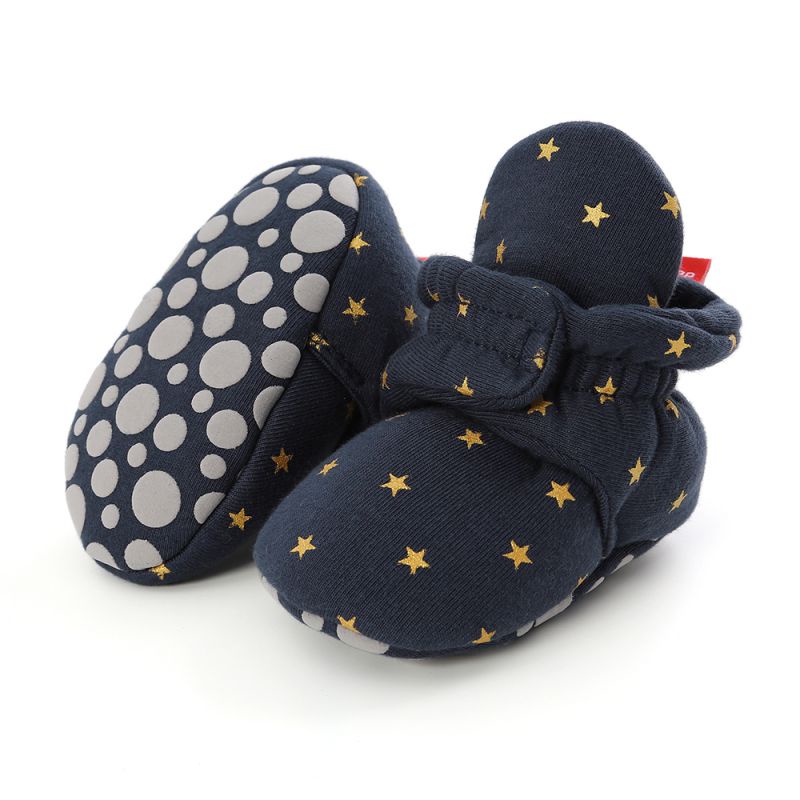 Mới Giày Bốt Cotton Đế Mềm Chống Trượt Cho Bé Tập Đi