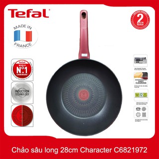 Chảo sâu lòng chống dính đáy từ Tefal Thermo Funsion Plus C68219722 size 28cm - Made in France