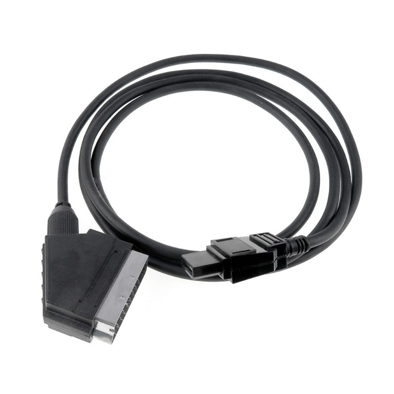 Dây Cáp Nối Dài 1.8m / 3.0m RGB Scart Video AV Cho Máy Chơi Game NES 5.9FT / 9.8FT Connec