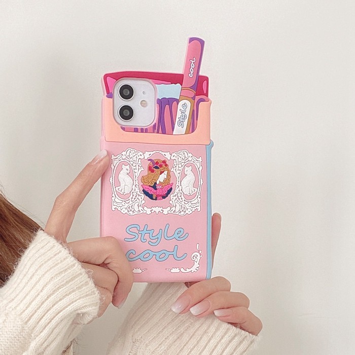 Ốp Điện Thoại Silicon Mềm Hình Cô Gái Cho Iphone 12 pro max 11 pro max xs max xr x 7 8 plus