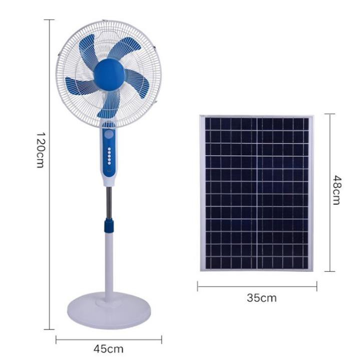 [Big Sale 24h] Quạt Năng Lượng Mặt Trời JINDIAN ,Quạt Tích Điện Kết Hợp Sạc USB Cho Điện Thoại , 220V  ABM SOLAR | BigBuy360 - bigbuy360.vn