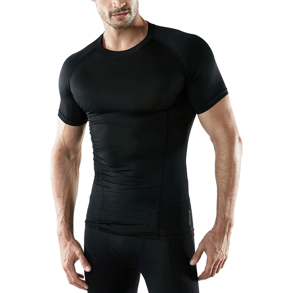 Set 2 Áo Thun bó thể thao Compression Athlio dành cho Nam