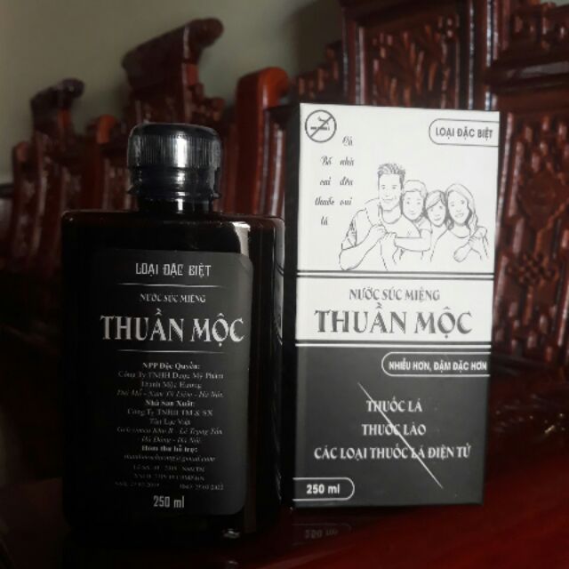 Nước súc miệng cai thuốc lá