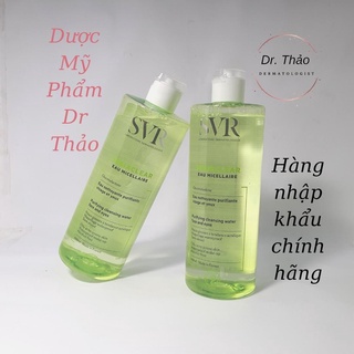 (CHÍNH HÃNG) Nước Tẩy Trang Cho Da Dầu Mụn SVR Sebiaclear Eau Micellaire Làm Sạch Sâu Loại Bỏ Dầu Nhờn 400ml