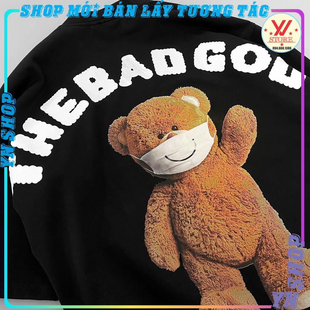 Áo thun tay lỡ TBG Teddy Bear   ,áo phông T shirt nam nữ unisex form rộng