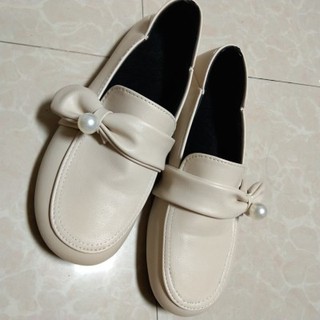 [ORDER] Giày ulzzang thắt nơ đính hạt ba màu (ảnh thật ở cuối)