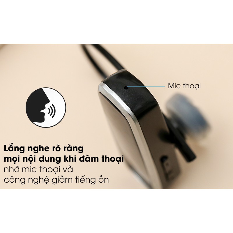 Tai nghe Bluetooth Mozard LE003 Đen