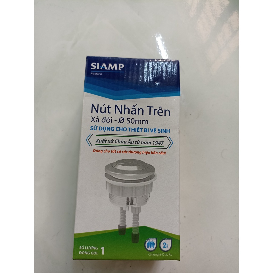SIAMP Nút 2 nhấn tròn dùng cho bồn cầu