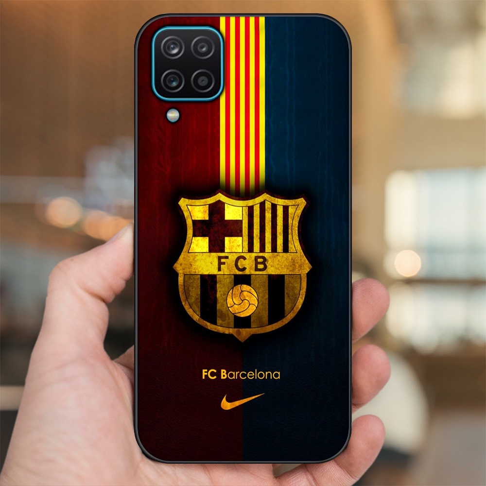 Ốp lưng Samsung A12 5G, M12 viền đen in hình Barcelona Barca