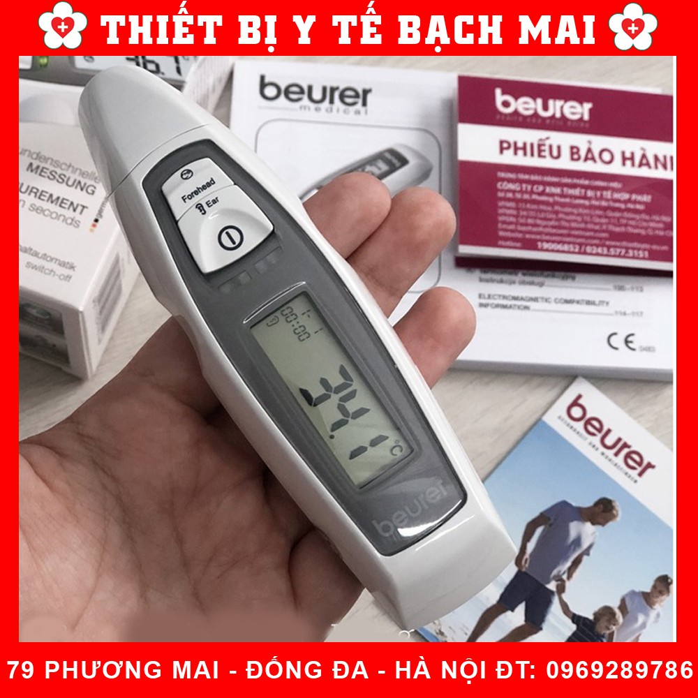 Nhiệt Kế Điện Tử Đo Tai, Trán Beurer FT65 [6 Trong 1]