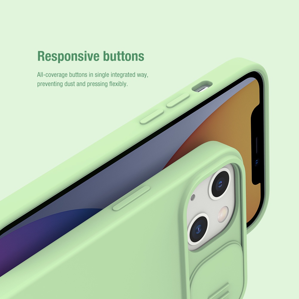 Ốp lưng iPhone 13 Pro Max NILLKIN Lỏng Silicone Trượt Bảo vệ Máy ảnh Ốp lưng cho iPhone13