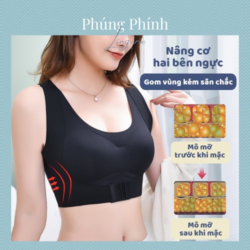 Áo Ngực Chống Gù Lưng 2 Trong 1 - Áo lót chống gù, áo thể thao thoáng mát, ôm bầu ngực XL XXL 2XL 3XL 4XL Freesize | BigBuy360 - bigbuy360.vn