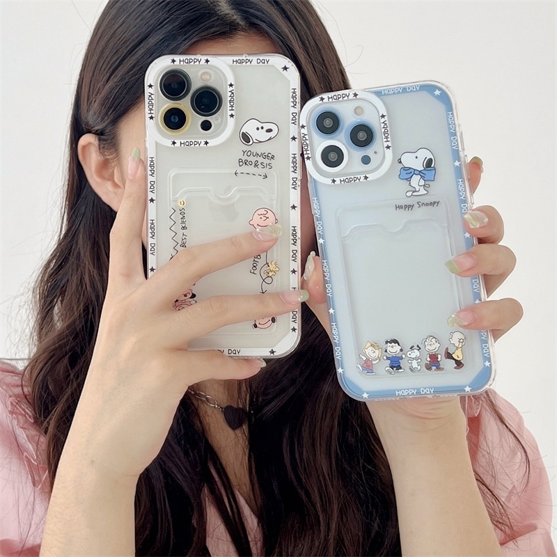 Ốp Điện Thoại Hình Đôi Mắt Hoạt Hình Có Ngăn Đựng Thẻ Cho IPhone 14plus 14promax 13Promax 12 11 7Plus X Xs Max XR