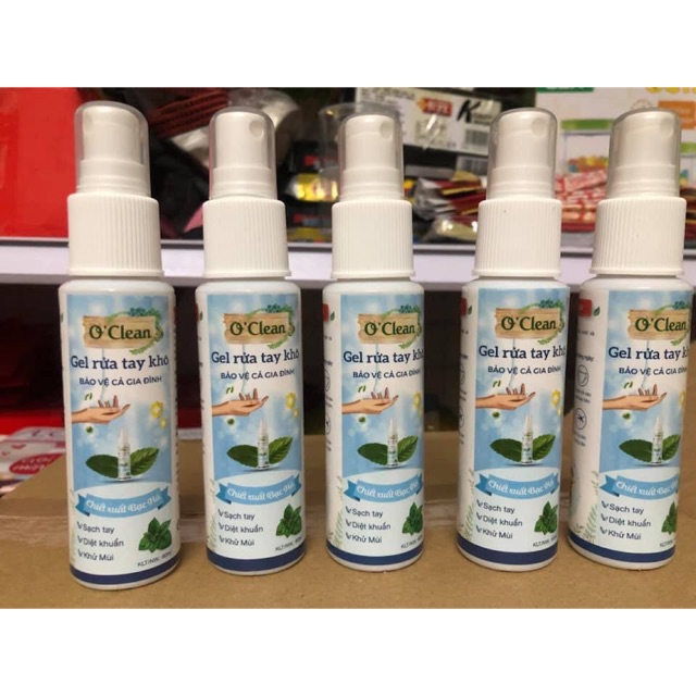 Gel rửa tay khô 60ml