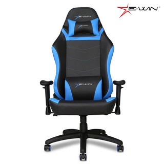 Ghế Game Ewin Knight Series KTC, Ghế Gaming Chuyên Nghiệp - Blue & White - Chính Hãng Ewin Racing