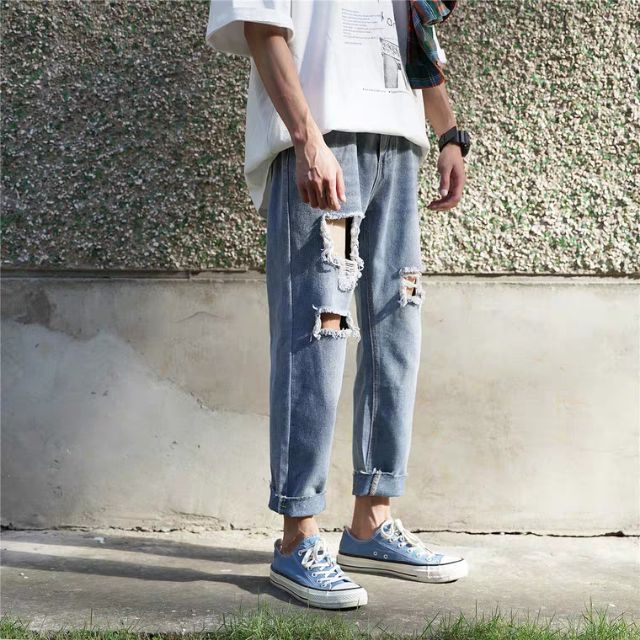 Quần jean nam rách