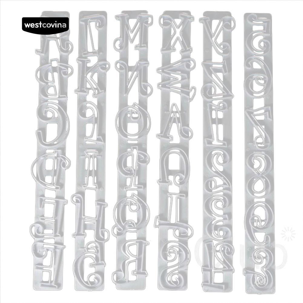 Khuôn cắt chữ trang trí bánh