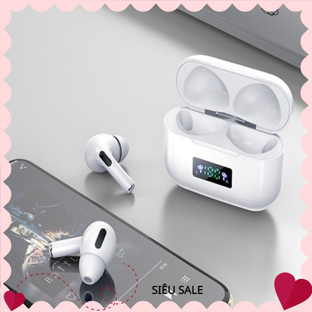 Tai Nghe Bluetooth Apro 3 Wireless 5.0 Màn Hình Led Kỹ Thuật Số Hiển Thị Pin | Âm Thanh Sống Động | Apro3 janna.shop6 | BigBuy360 - bigbuy360.vn