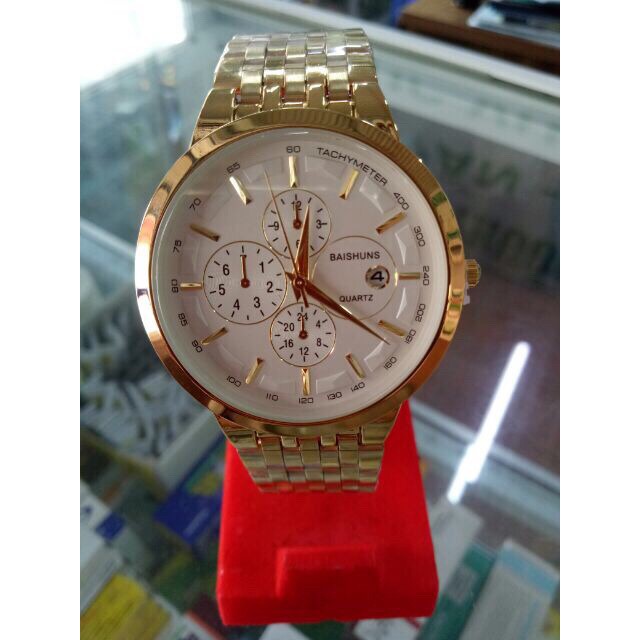 đồng hồ nam baishuns "KHỞI NGHIỆP" dây vàng may mắn giá siêu rẻ | BigBuy360 - bigbuy360.vn