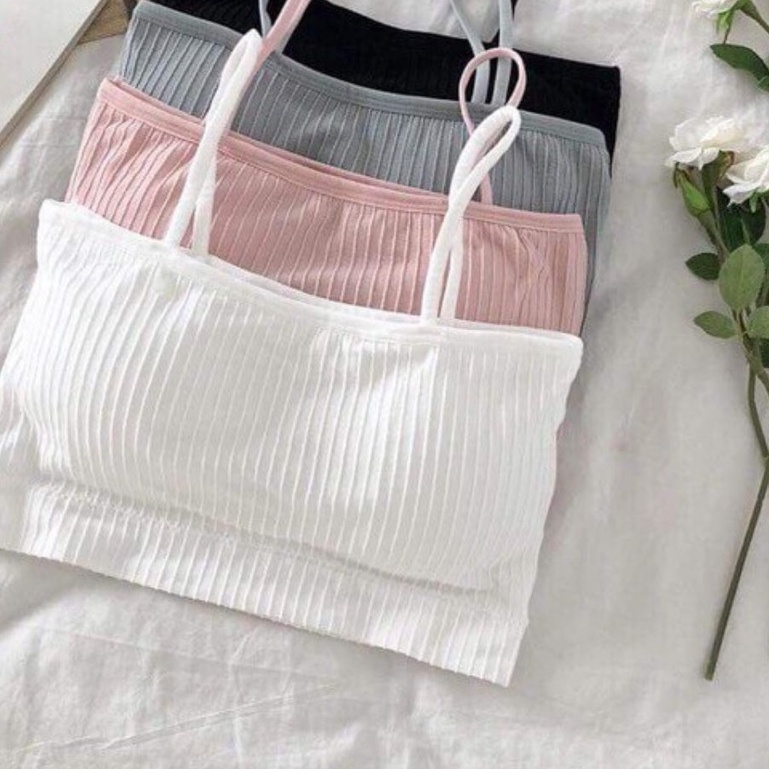Áo Ngực BRA02 Áo Bra Quây 2 Dây Chất COTTON Đúc Su Tập Gym Không Gọng Mút Mỏng Mẫu Mới Thời Trang Cá Tính 𝗚𝗜𝗔𝗗𝗨𝗡𝗚𝗛𝗔𝗡𝗢𝗜𝟯𝟵
