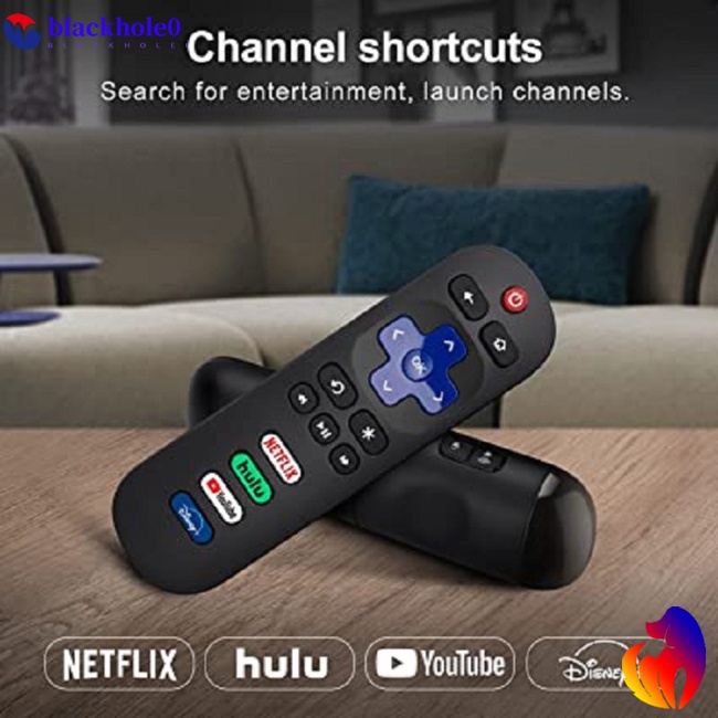 Điều Khiển Từ Xa Thay Thế Cho Tv Thông Minh Roku Netflix Youtube Hulu Disney