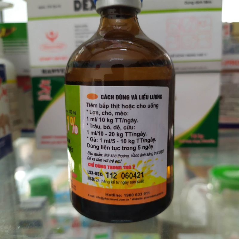 Vitamin K 1% 100ml Tiêm cầm máu, chống xuất huyết vật nuôi