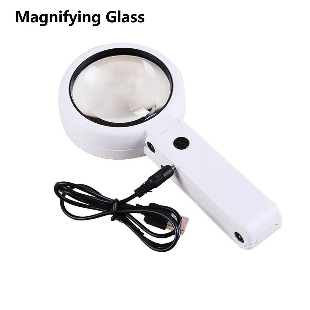 CONOPERY Kính Hiển Vi 8 LED Ánh Sáng Trắng Chuyên Dụng Sửa Chữa Trang Sức