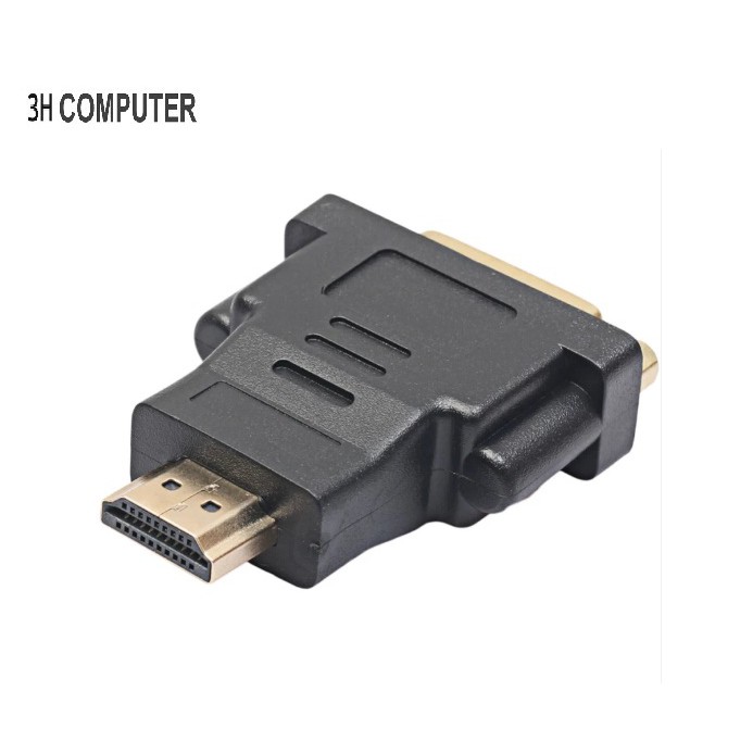 Đầu chuyển đổi DVI đầu cái 24+5 sang HDMI đực (1 cái)