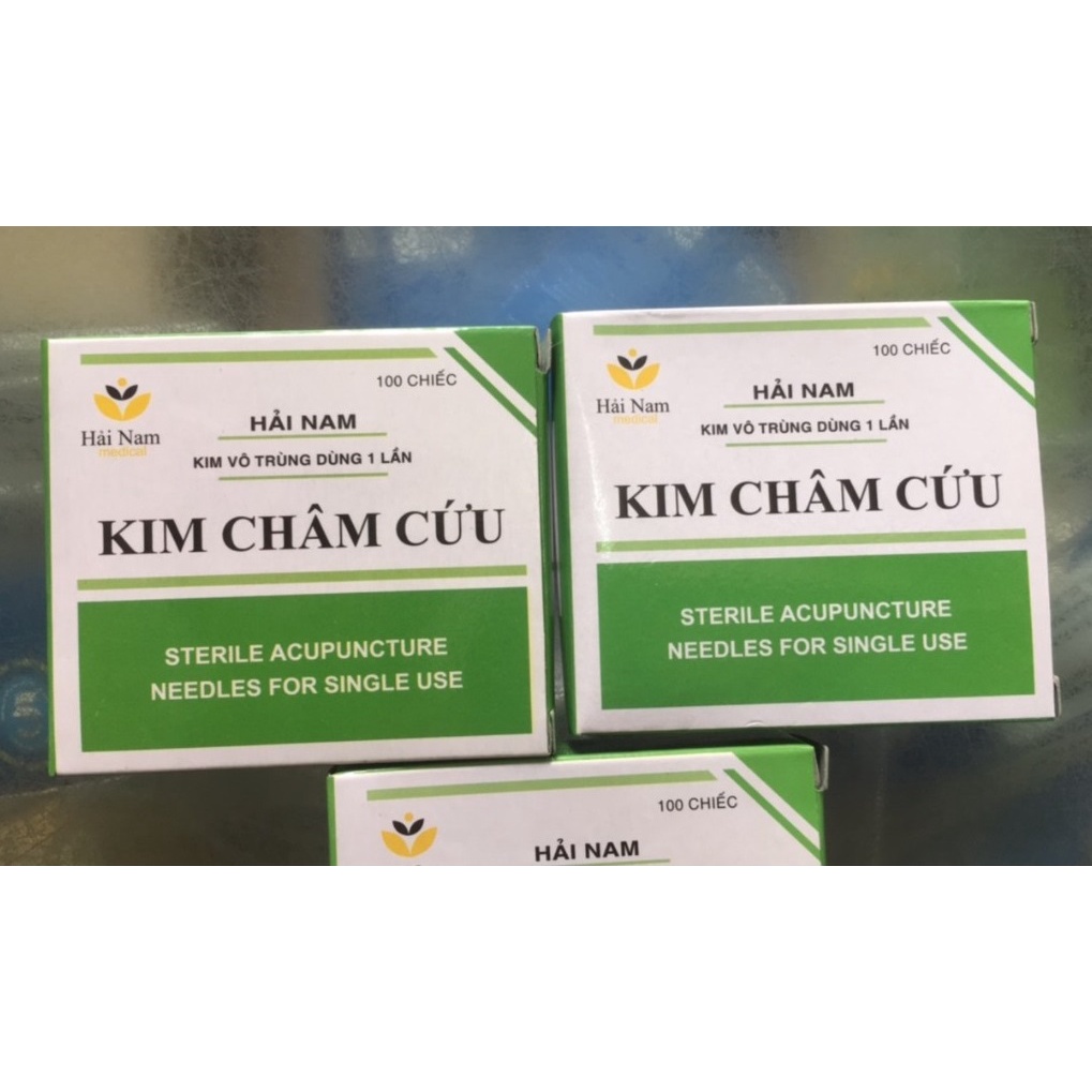 Kim châm cứu Hải Nam dùng trong máy đốt mụn ruồi mụn thịt hộp 100 chiếc