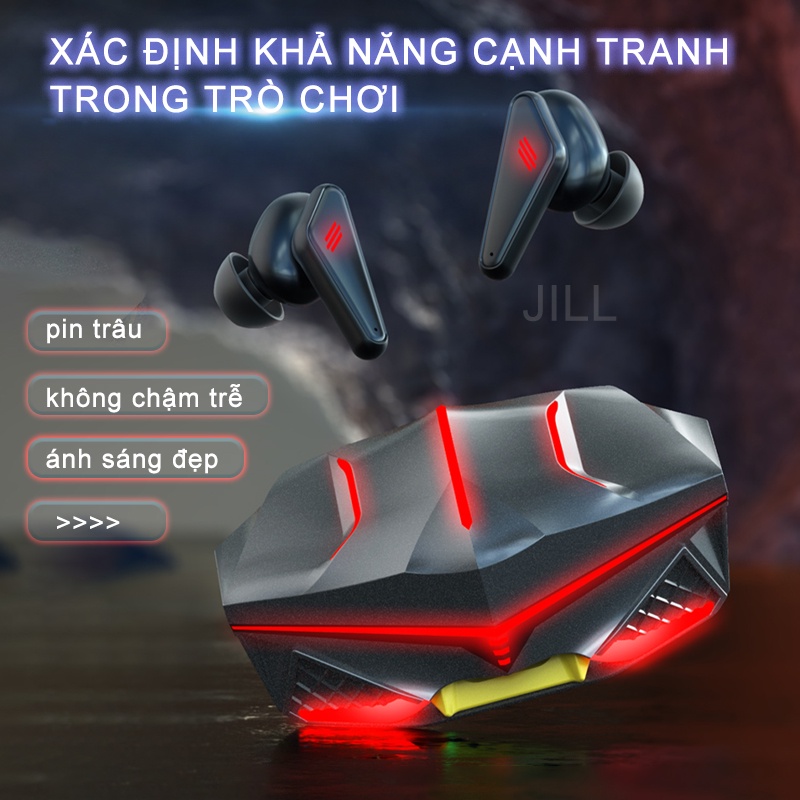 Tai nghe chơi game không dây chính hãng Bluetooth có độ trễ cực thấp bịt tai chống ồn TWS PUBG  gaming Earphones K98