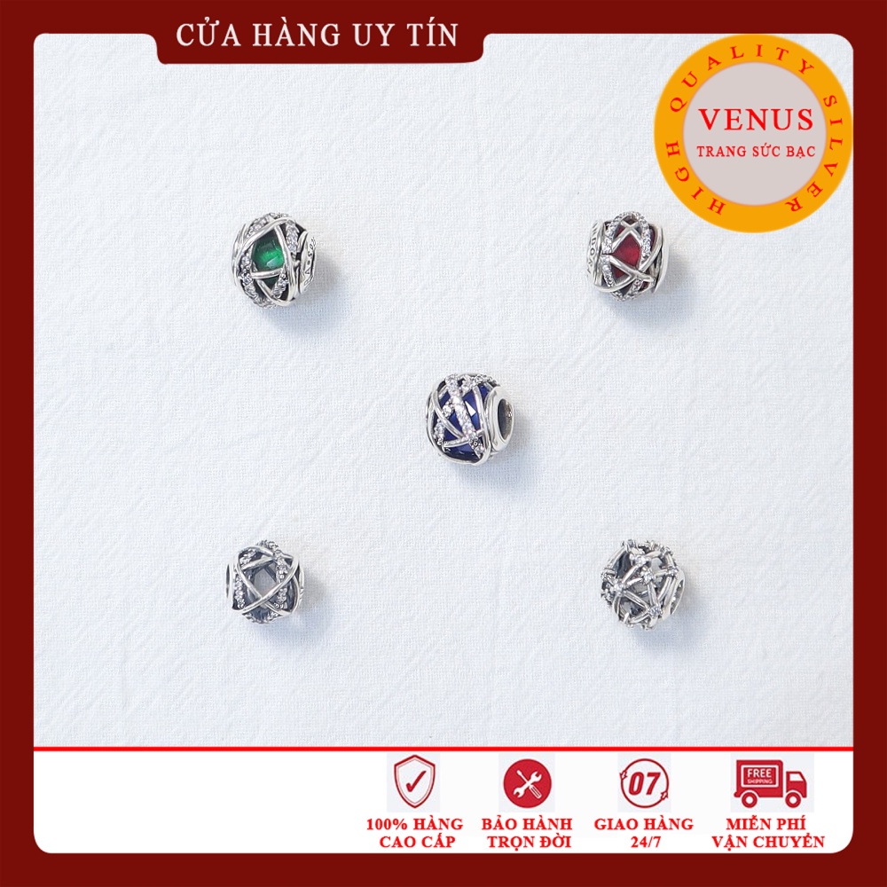 Bộ sưu tập charm cầu Galaxy bạc 925 cao cấp- Trang sức bạc Venus