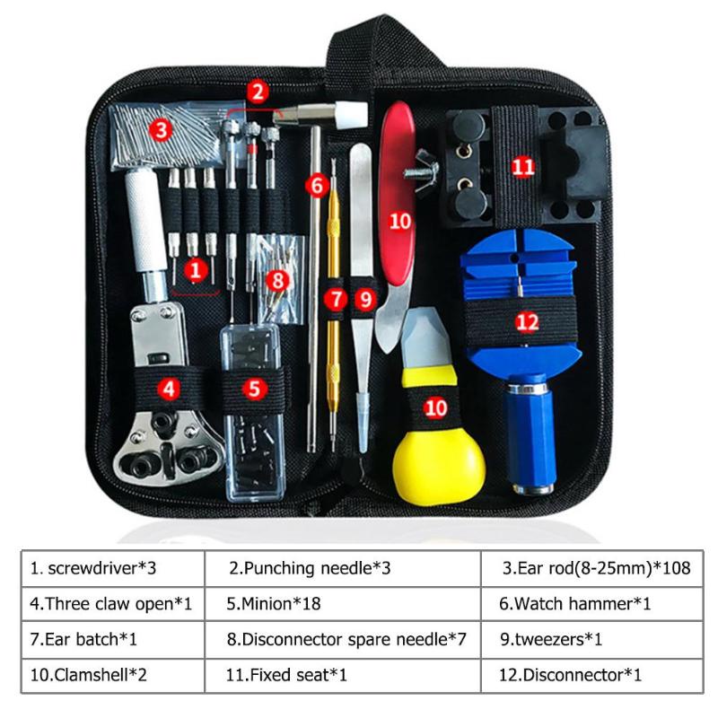 Bộ 147 Dụng Cụ Sửa Chữa Thay Thế Cho Đồng Hồ Đeo Tay