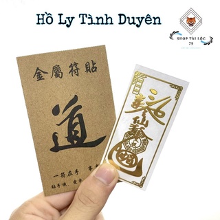 Miếng dán điện thoại Hồ Ly Tình Duyên phù hợp dán điện thoại đẹp lung linh