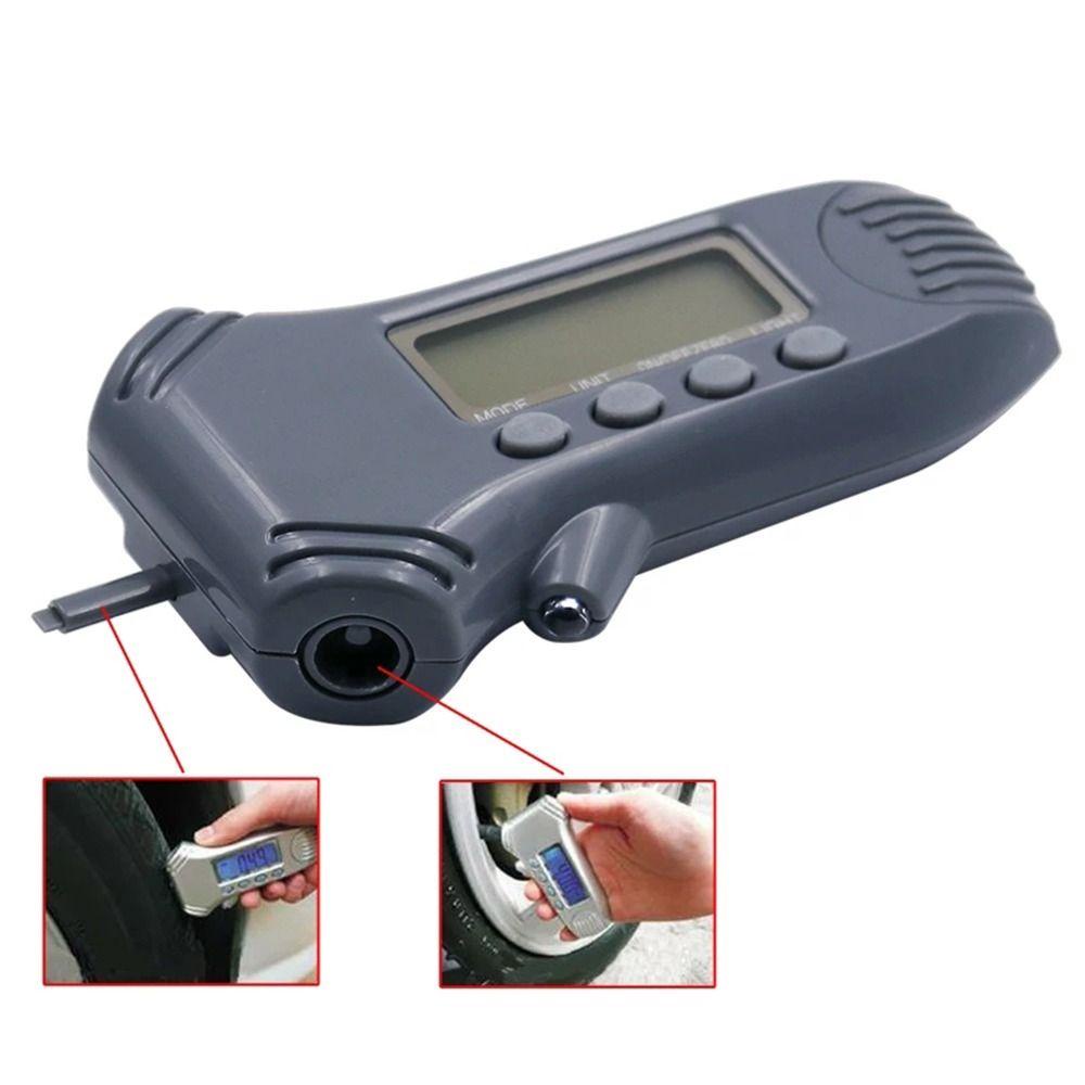 Máy Đo Áp Suất Lốp Xe Kỹ Thuật Số Màn Hình LCD Ba Trong Một Tiện Dụng one