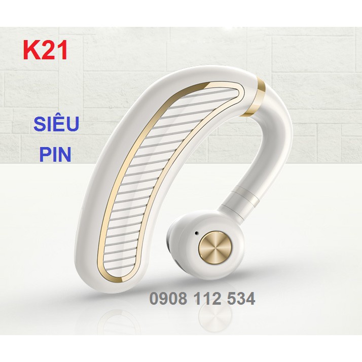 Tai nghe bluetooth K21 - Pin khủng 300 mAh