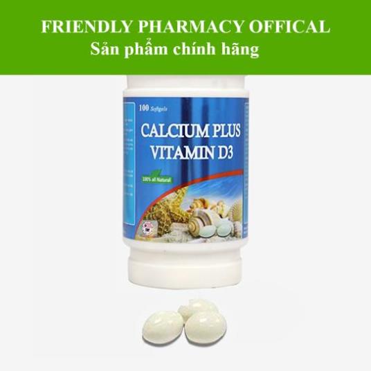 Calcium Plus Vitamin D3 - Bổ sung canxi, vitamin D3 cho bà bầu và tăng chiều cao cho trẻ