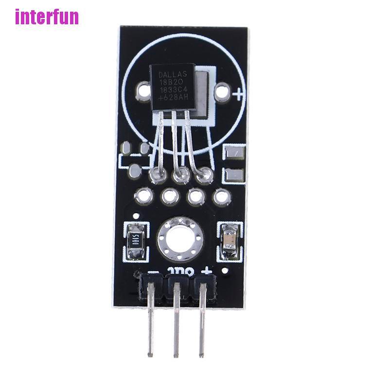 [Interfun1] Ds18B20 3 Pins Wire Digital Thermometer Temperature Ic Sensor Module [Fun]