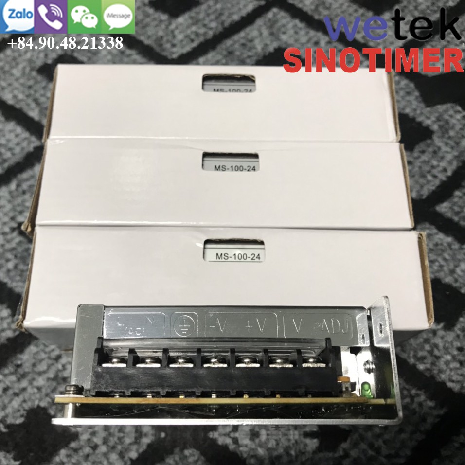 Nguồn tổ ong chất lượng cao Sinotimer MS series 100W 24Vdc 4.5A 100~240Vac, 2 đầu ra 24Vdc, bảo hành 12 tháng