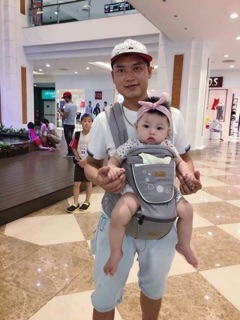 Địu ngồi Aimama Hàn Quốc