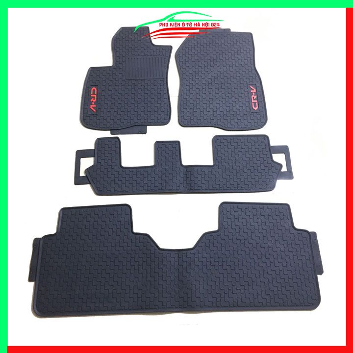 Thảm lót sàn cao su cho xe CRV, CR-V 2018-2023 chuẩn theo xe chịu lực tốt