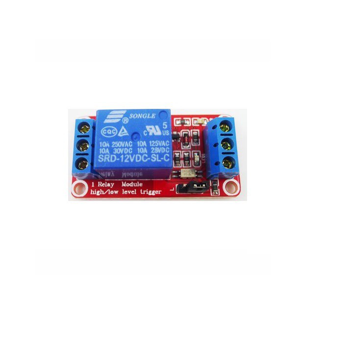 Module Relay Đơn 5V-12V, Rơ Le 10A
