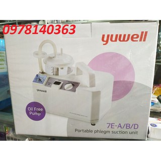 Máy Hút Mũi Họng 1 Bình Yuwell 7E-A [Máy Khỏe Như Phòng Khám Bệnh Viện - Chỉnh Áp Lực Hút 005