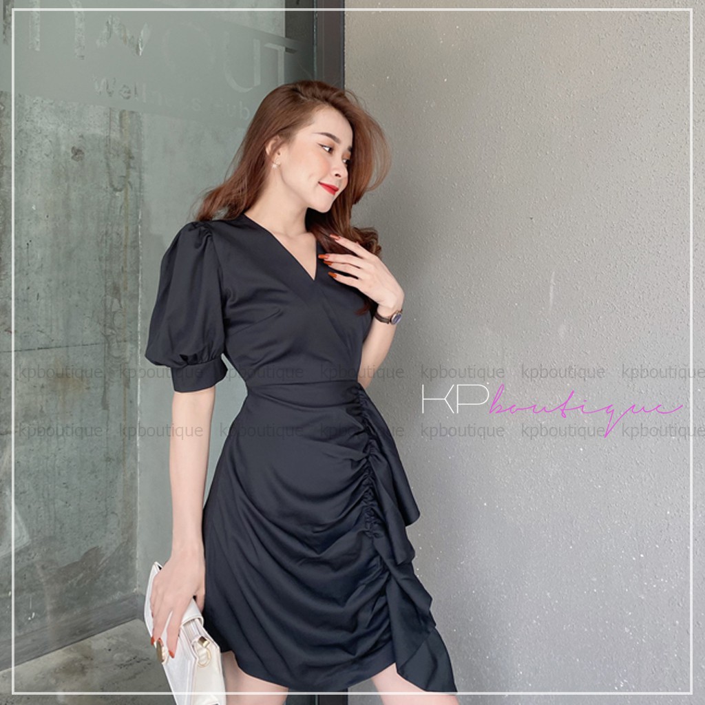 Đầm dự tiệc Kpboutique mã DG02 màu đen, chất lượng cao cấp | BigBuy360 - bigbuy360.vn