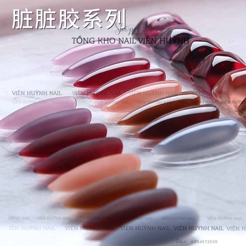 Sơn gel mini nội địa trung, màu thạch, mã mới 2022 (7,3ml)